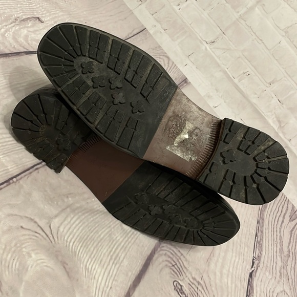 Banana Republic Broderick Men’s Black Leather Boots Size 9.5 - Picture 8 of 13